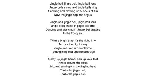 Jingle bell rock dirty lyrics